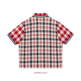 Children's check tweed coat