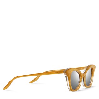 Cat-eye acetate sunglasses