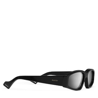 Rectangular acetate sunglasses