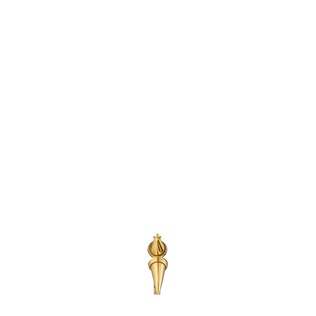 GG Running gold single earring