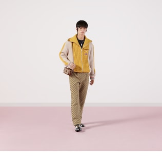 Wool sweater with GG