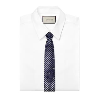 Polka dot and Double G tie