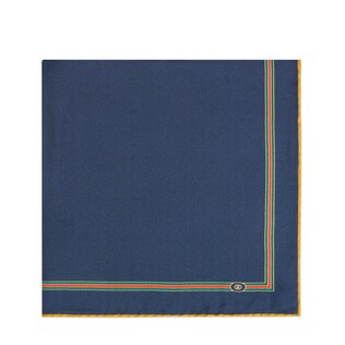 Pocket square with Interlocking G Web