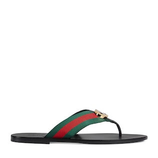 Gucci thong flip flops deals