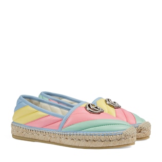 Women's matelassé espadrille