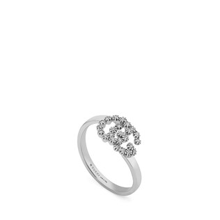 GG Running 18k ring with diamonds