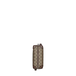 Shoulder bag with leather details