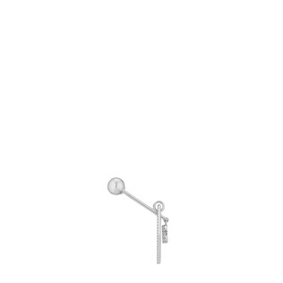 GG Running 18k single earring with diamonds