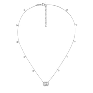 GG Running 18k necklace with diamonds