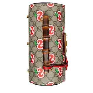 Padlock small bamboo shoulder bag