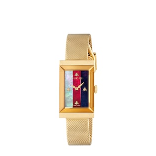 Gucci watch gold and black best sale