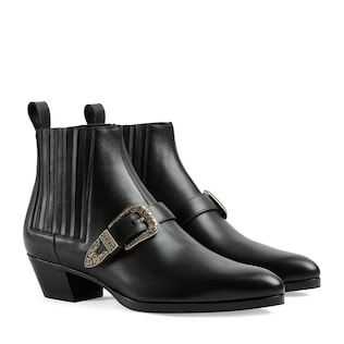 men's gucci boots with fur