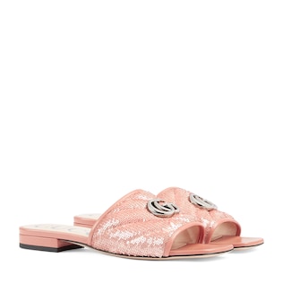 gucci slides sparkle