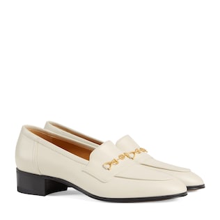 gucci loafers white