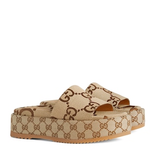 Sandal slip on gucci online