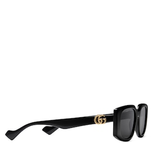 Rectangular-frame sunglases