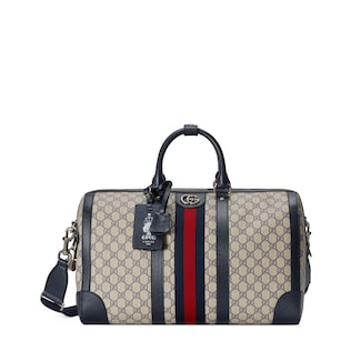 24新作 グッチ SAVOY ミディアム トラベルバッグ (GUCCI