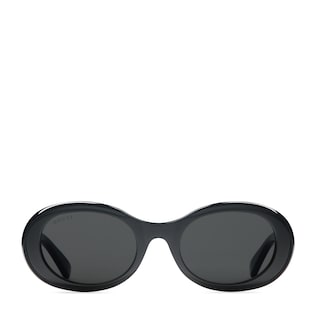 Gucci black round frame sunglasses online