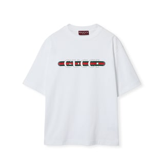 Playera blanca gucci sale