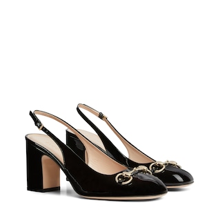 Gucci mid heel pump sales