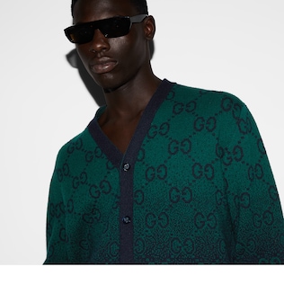 Gucci button up sweater deals