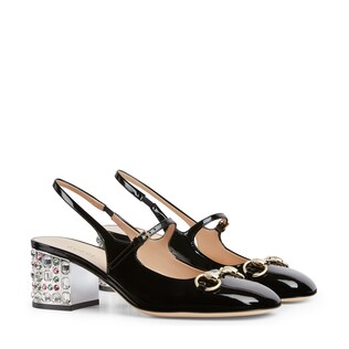 Chaussures a talons de designer pour femme En cuir vernies ou en daim GUCCI FR