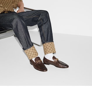 Gucci dress shoes brown online