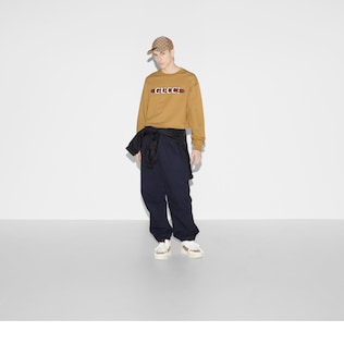 GUCCI グッチ メンズ ロゴ コットン スウェットシャツ ポケット グッチ メンズ スウェット&パーカー おすすめ|GUCCI公式 - 1
