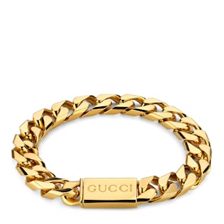 Mens gucci gold chain top