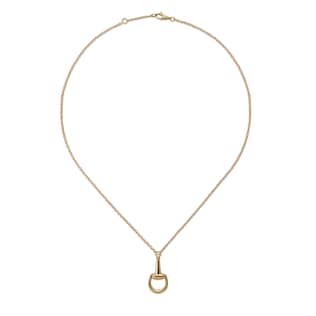 Gucci mens gold necklace with pendant top