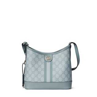 Gucci Ophidia 38cm Bag Ebony Brown Leather Canvas 244454