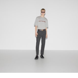 GUCCI Tシャツ GGスプリーム 総柄 gucci.comで買える！GUCCIの最新コレクション｜メンズ