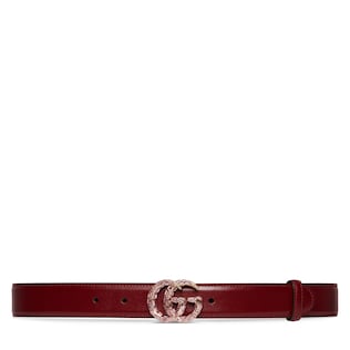 Gucci classic red scarf belt online