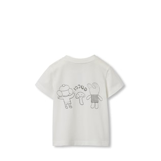 GUCCI ベビー Tシャツ 80 ベビー〕プリント コットン Tシャツホワイト | GUCCI公式