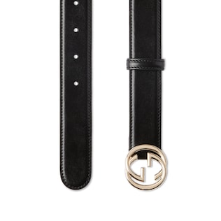 Belt with Interlocking G buckle