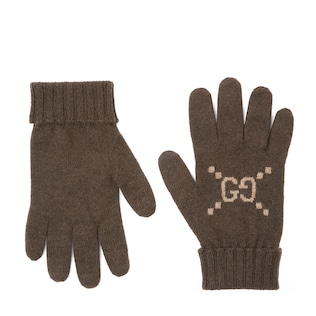 GUCCI　手袋 Leather gloves with Horsebit in black | GUCCI® US