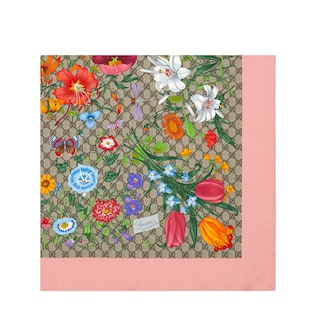 Gucci floral shawl sales