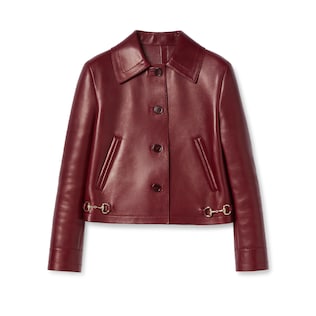 GUCCI スエード ジャケット 赤54