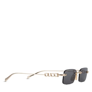 Rectangular frame sunglasses