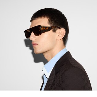 Men's Designer Square & Rectangle Sunglasses | GUCCI® US