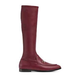 24AW new/GUCCI ホースビットレザーニーハイブーツ Boots Black