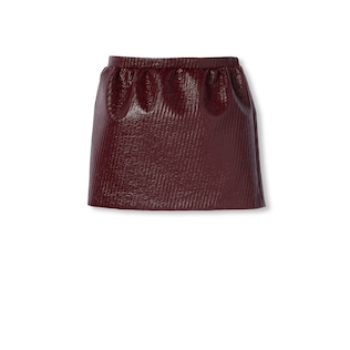 24新作 グッチ リネンブレンド キャンバス スカート (GUCCI/ミニ