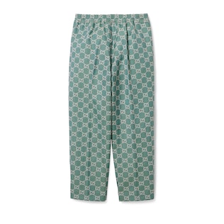 グッチ GUCCI Children グリーンレースパンツ