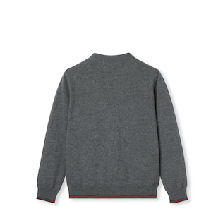 【美品】GUCCI グッチ　グレー ロゴ入りカーディガン　5歳 楽天市場】美品 GUCCI グッチ 676389 ウール 100周年記念 ロゴ