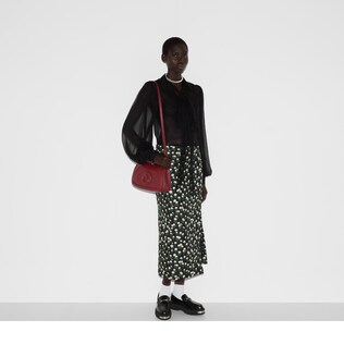 【GUCCI】2wayバッグ　ハンドバッグ　ホースビット　レザー　ブラック グッチ ホースビット1955 レザー 2WAYハンドバッグ ブラック