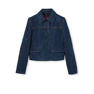 GUCCI＊DENIM TOP WITH EMBROIDERY デニムトップス＊送料込 衝撃の激安コスパ・掘り出し物も 新作人気モデル 楽天市場