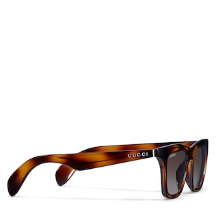 Rectangular frame sunglasses