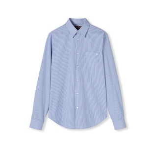 GUCCI ウェブ付 レギュラー フィット コットン シャツ GUCCI】グッチ ウェブ付 レギュラー フィット コットン シャツ