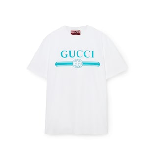 GUCCI 'New Ancora' T-shirt グッチ レディース Tシャツ GUCCI OVERSIZED ANCORA LOGO T SHIRT | cruisefashion | REVERSIBLE