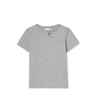 GUCCI グッチ　チルドレン　8y シャツ　女の子　男の子　入学式　卒業式 チルドレンズ〕プリント コットン Tシャツダークグレー | GUCCI公式